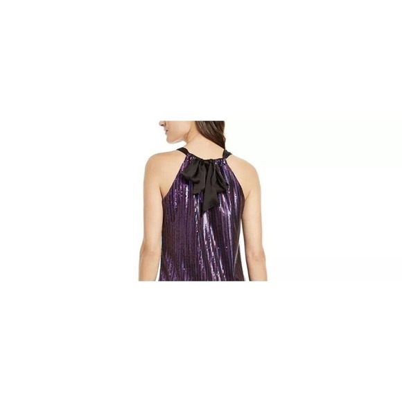 Trina Turk Women's Juju Sequined Shift Dress Purple Size M NWT - Picture 6 of 6